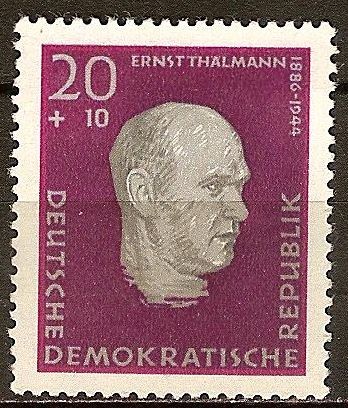 Retrato de comunista político Ernst Thalmann