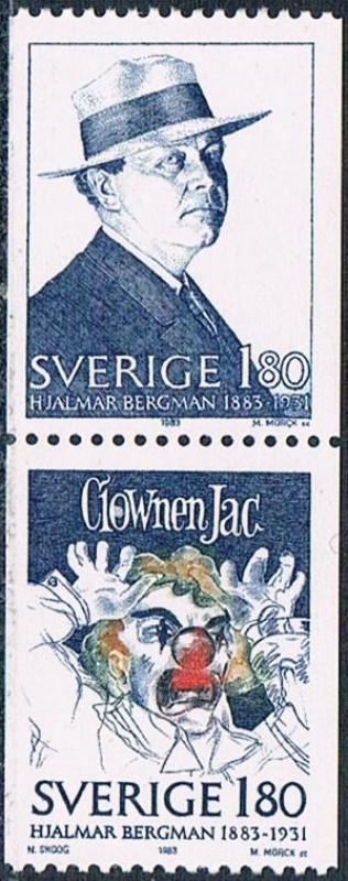 CENT. DEL NACIMIENTO DE HJALMAR BERGMAN, ESCRITOR. Y&T Nº 1231-32