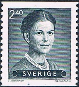 SERIE BÁSICA. REINA SILVIA Y&T Nº 1255