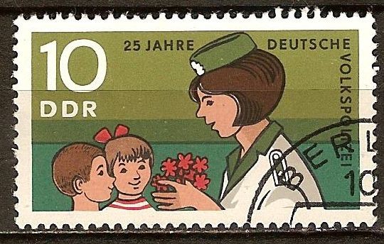 25 años de la Policía Popular Alemana-DDR.