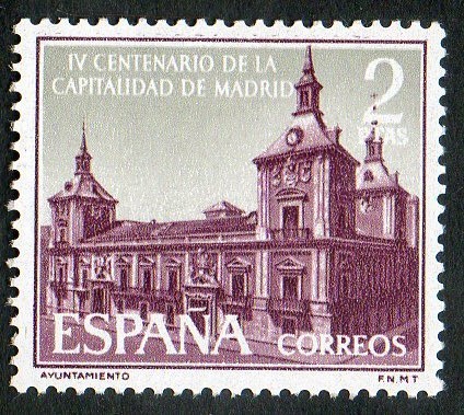 1390-  IV centenario de la capitalidad de Madrid. Casa de la Villa.