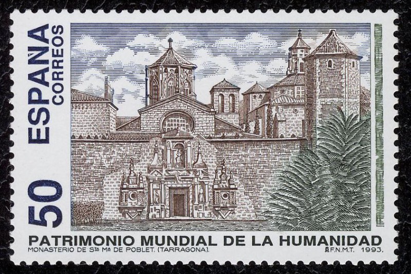 ESPAÑA - MONASTERIO DE SANTA MARIA DE  POBLET