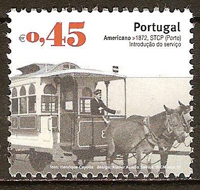 Transportes publicos urbanos-Americano de 1872(Porto).
