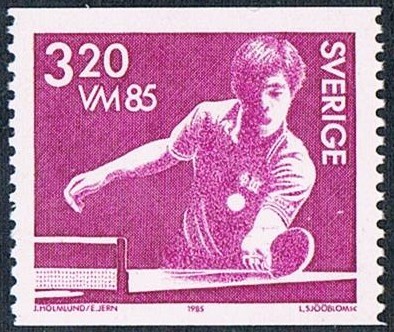 CAMPEONATO DEL MUNDO DE TENIS DE MESA EN GÖTEBORG. Y&T Nº 1309