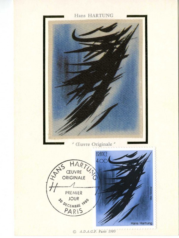 Tarjeta postal , Arte 1980