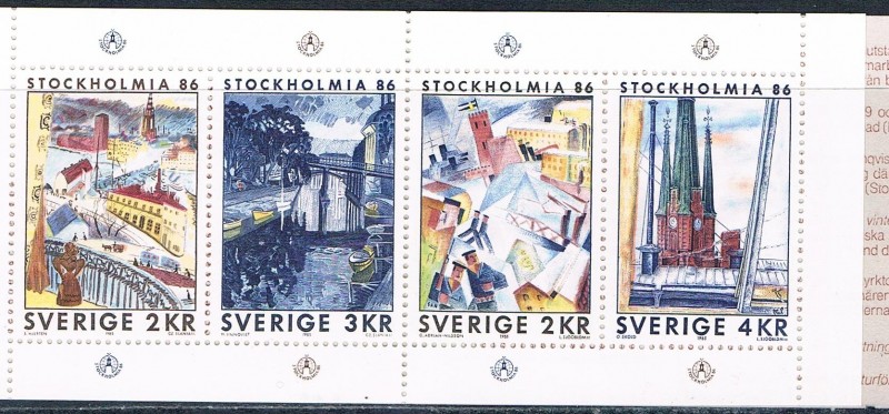 CARNET STOCHOLMIA'86 (III GRUPO). PINTURAS DEL VIEJO ESTOCOLMO