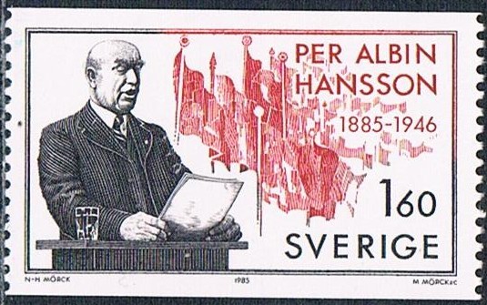 CENT. DEL NACIMIENTO DEL PRIMER MINISTRO PER ALBIN HANSSON