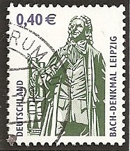 Monumentos y curiosidades. Estatua de Juan S. Bach, en Leipzig.