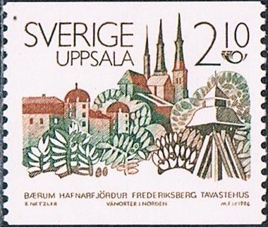 COOPERACIÓN NÓRDICA NORDEN'86. CIUDADES HERMANAS. UPPSALA