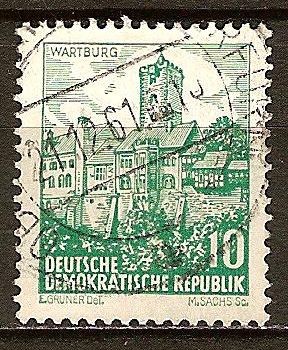 Paisajes y edificios históricos(Wartburg)DDR.