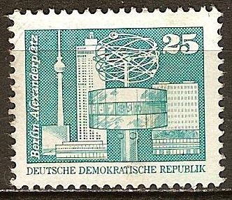 Torre de televisión,plaza Alejandro en Berlín-DDR.