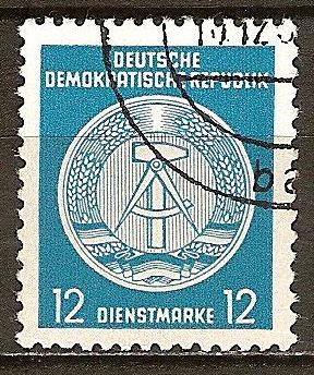 Marca de servicio,circ/der-DDR.