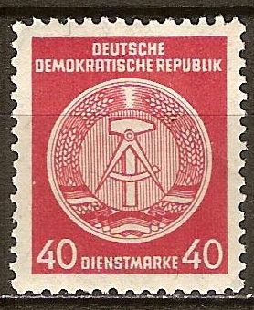 Marca de servicio,circ/der-DDR.