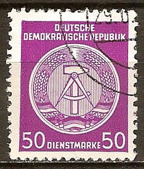 Marca de servicio,circ/der-DDR.