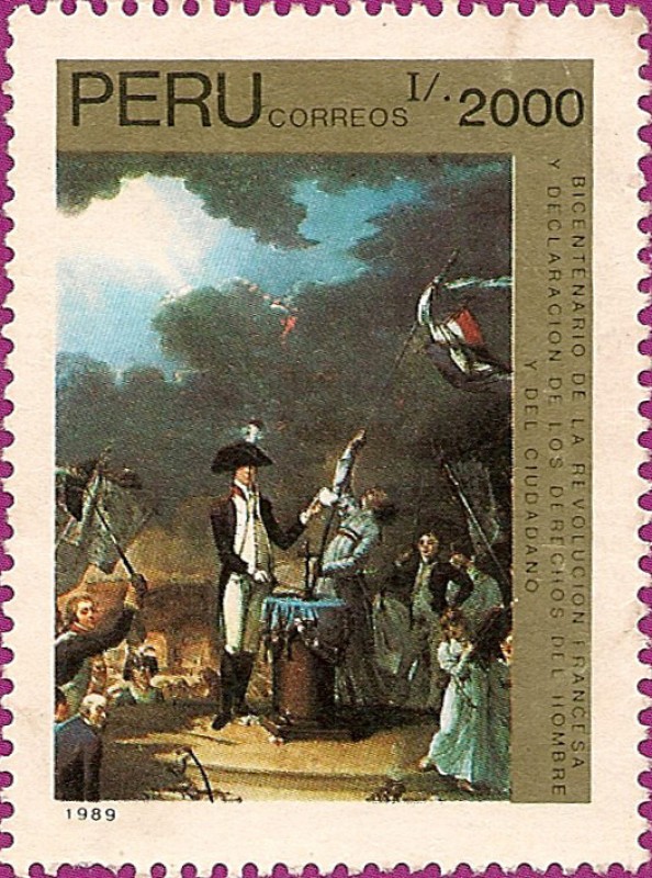 Bicentenario de la Revolución Francesa y Declaración de los Derechos del Hombre y del Ciudadano.
