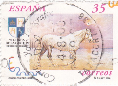 exposicion mundial de filatelia españa 2000 yeguada de la cartuja