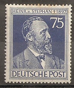 50 aniversario de la muerte de Heinrich von Stephan