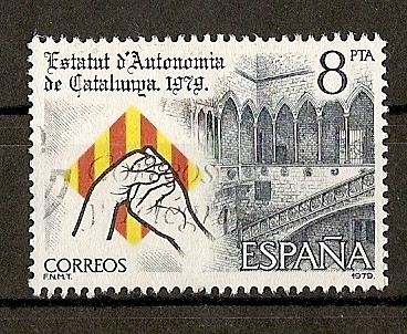 Proclamacion del Estatuto de Autonomia de Cataluña.