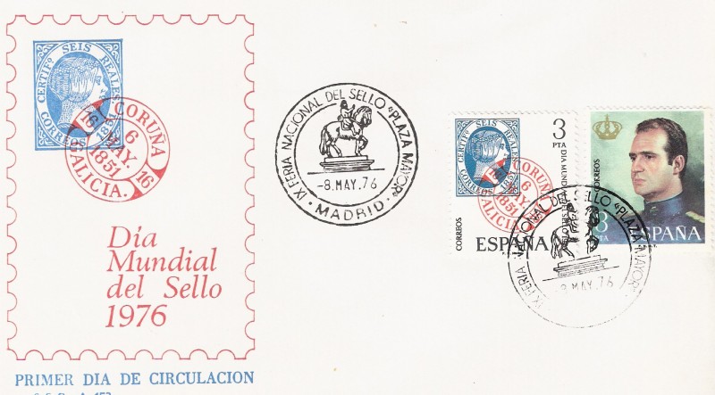 SPD Día Mundial del sello 1976 - Variació6n