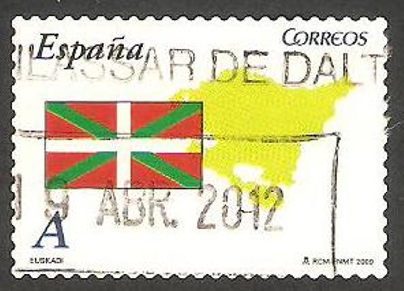 4452 - Bandera y mapa de Euskadi