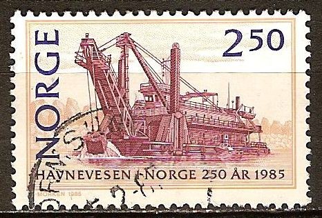 250a Aniv de Autoridades Portuarias y el Bicentenario de la hidrografía en Noruega. Berghavn (draga)
