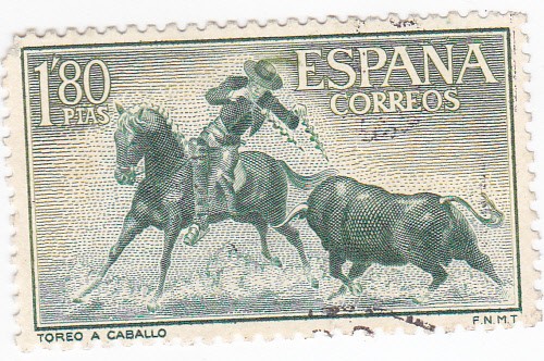 fiesta nacional: tauromáquia -toreo a caballo