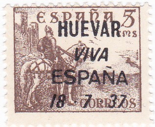 el Cid-  HUEVAR VIVA ESPAÑA 18-7-37