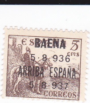 el Cid- BAENA 5-8-936 ARRIBA ESPAÑA 5-8-937