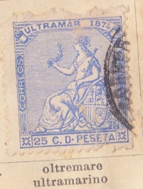 Antillas Posesion Española Ed. 1874