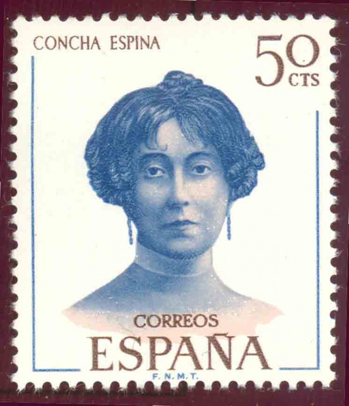 1970 Literatos Españoles. Concha Espina - Edifil:1990