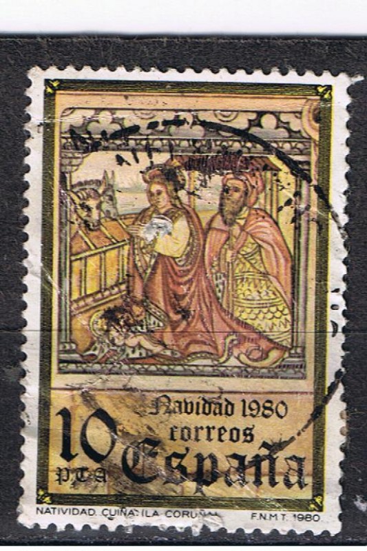 Edifil  2593  Navidad´80  