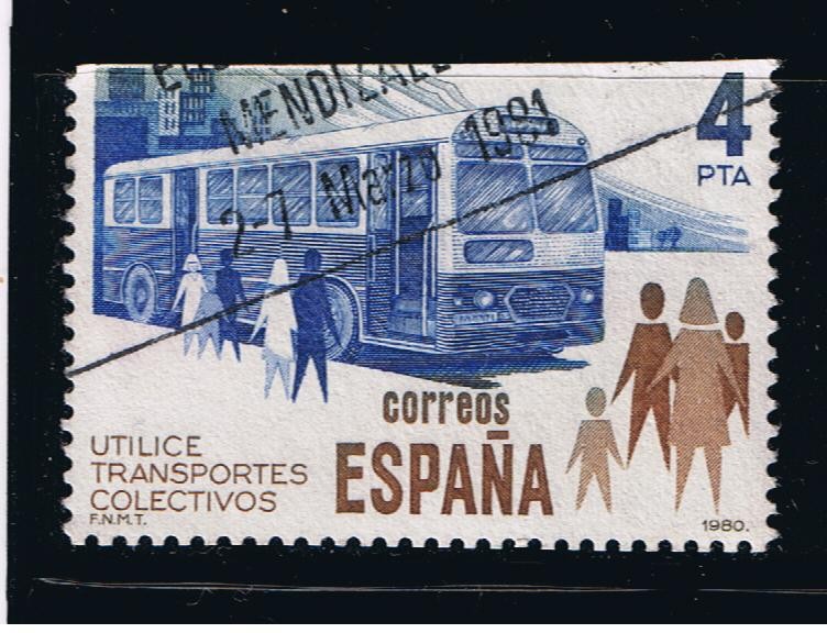 Edifil  2561   Utilice transportes colectivos.  