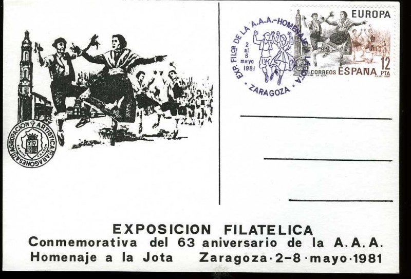 Entero Postal-Homenaje a la Jota