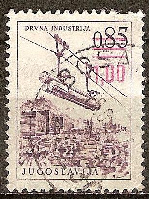 Industria de la madera, cable de tren.