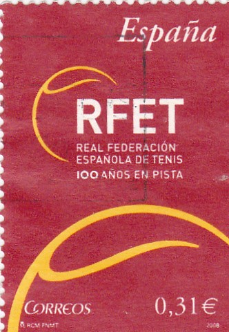 real federación española de tenis 100 años en pista