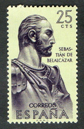1374-  Forjadores de América. Sebastián de Belalcázar ( 1480-1551 ).