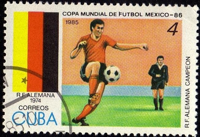Copa Mundial de Futbol Mexico-86.- R. F. ALEMANA
