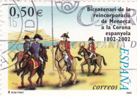 bicentenario de la reincorporació de Menorca a la corona espanyola 1802-2002