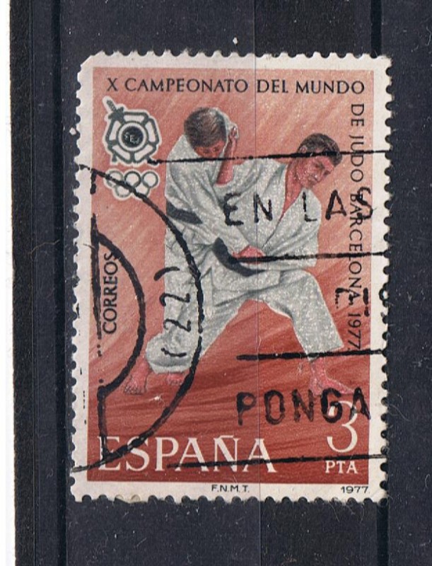 Edifil  2450  X Campeonato del Mundo de Judo. Barcelona. 1977   