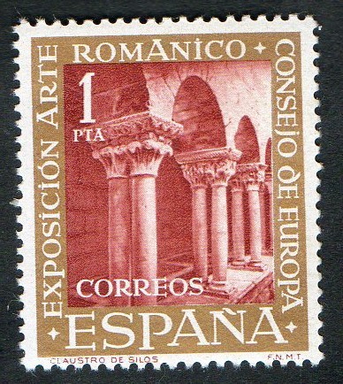1366-  VII Exposición del Consejo de Europa. Claustro del Monasterio de Silos.