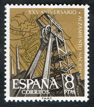 1363-  XXV aniversario del Alzamiento Nacional. Industria minera.