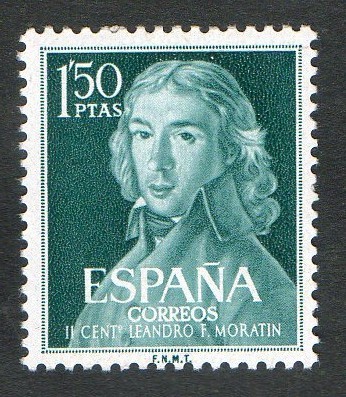 1329- II centenario del nacimiento de Leandro Fernández de Moratín. Retrato. 
