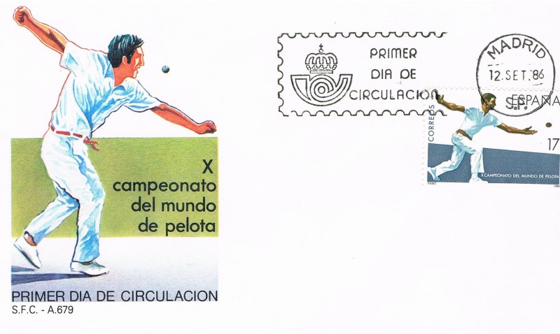 SPD DEPORTES 1986. X CAMPEONATO DEL MUNDO DE PELOTA