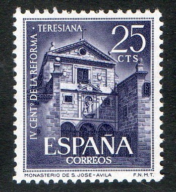 1428- IV centenario de la Reforma Teresiana . Monasterio de San José. Ávila.