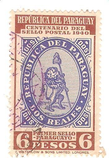 Centenario del primer sello postal del Paraguay