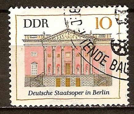 Ópera Estatal de Alemania en Berlín-DDR.