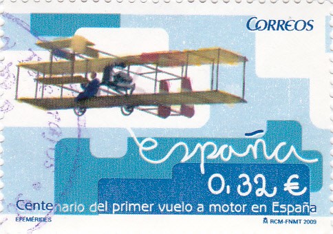 centenario del primer vuelo a motor en España
