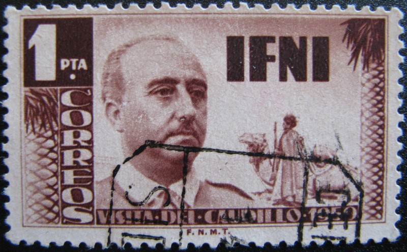 ifni visita del caudillo franco