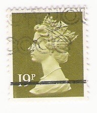 Queen Elizabeth stamp 19p