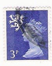 Queen Elizabeth stamp 3p